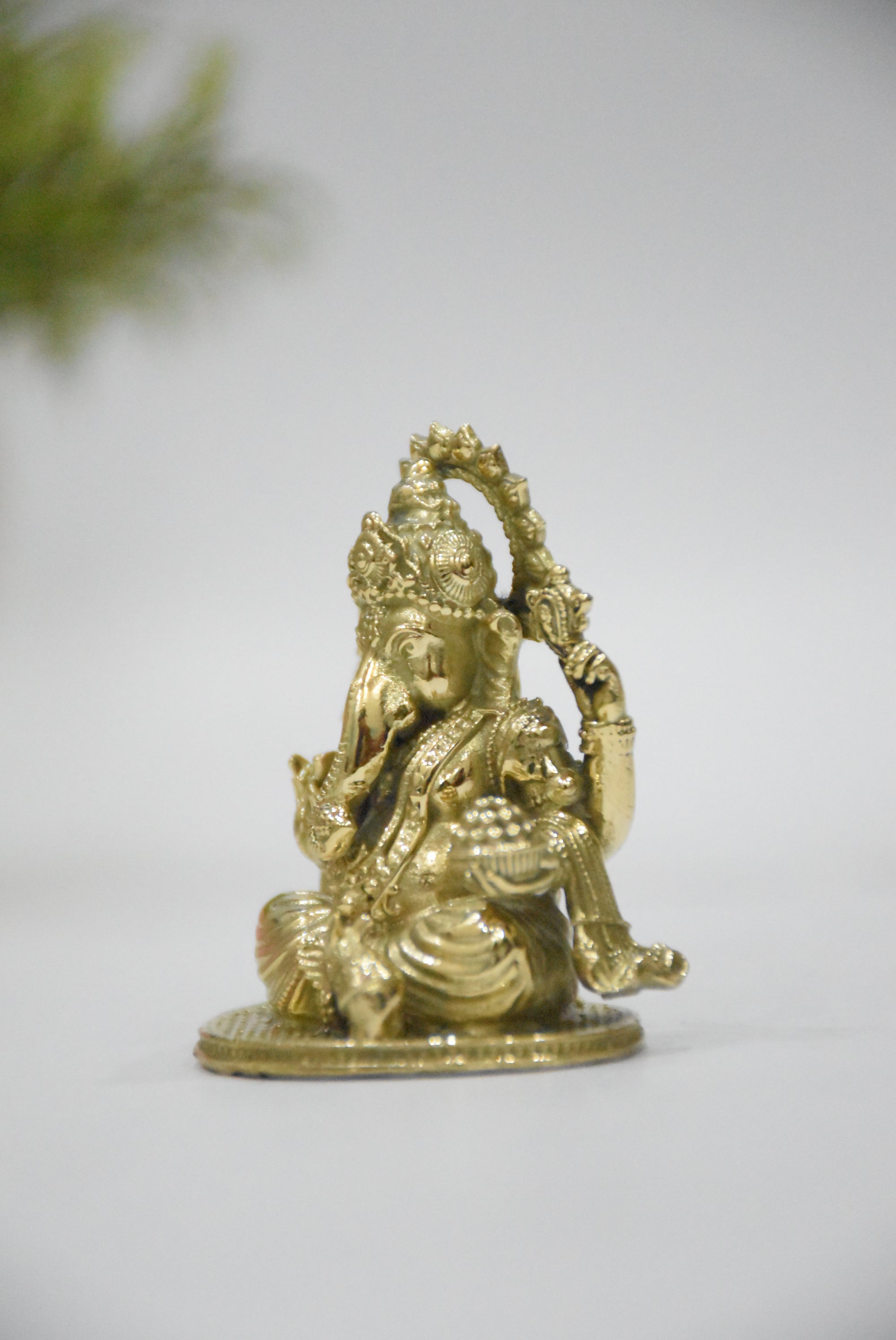 Brass Dashboard Ganesha - 2”